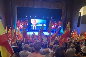 Acto del PP en el Auditorio de Roquetas de Mar.