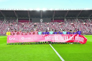 El fútbol contra el racismo.