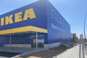 Fachada del IKEA. Imagen captada el pasado miércoles.