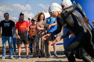 La salida de la prueba.