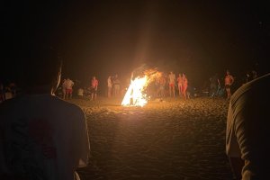 Hogueras en Almería.