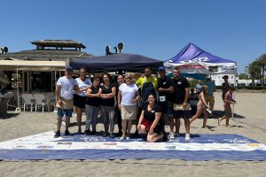 Responsables y trabajadores del Chiringuito D\'Maruja.