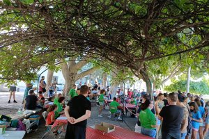 Torneo de Speedcubing en el Parque Nicolás Salmerón, ayer sábado.