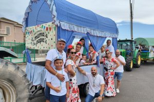 Romeros durante el evento del sábado.