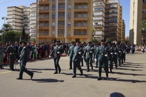 Un momento del desfile que ha cerrado el acto en Almería.