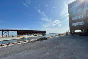 Así ha quedado la zona tras tirar el muro