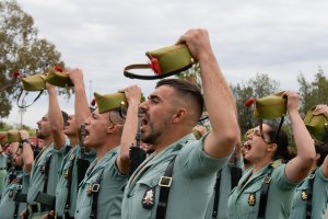 Legionarios en el día de Santa Bárbara.