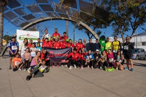 Los protagonistas de una gran carrera.
