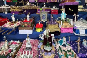 Parte del trabajo realizado por los alumnos del CEIP Virgen del Río.