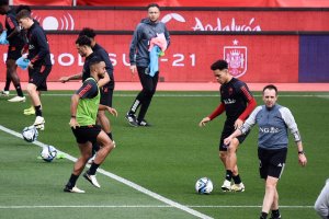 La Selección de Bélgica en el Mediterráneo.