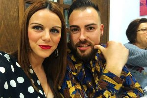 Cristina y Antonio Jesús, los dos tan felices.