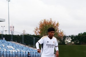 Cristian David Perea Caijao en Valdebebas.