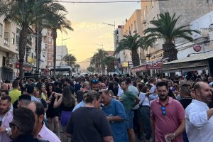 La avenida Almanzora en Olula del Río en la segunda edición de la Feria del Tardeo.