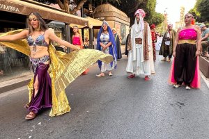 Abén Humeya y su cortejo por el centro de la capital almeriense.