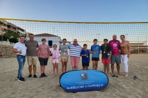 Los ganadores de las actividades llevadas a cabo en Garrucha.