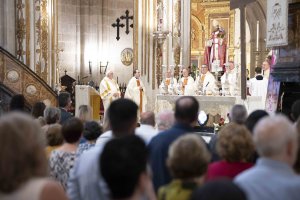 Imagen de la última misa del Año Santo de la Catedral de Almería.
