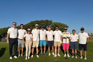 El equipo Los Magníficos estuvo sensacional en la I Copa Grupo Olivencia en el Club de Golf Alborán.