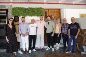 El Restaurante Las Vegas ha sido de nuevo uno de los más demandados para disfrutar a lo grande del mediodía, como en el caso de estos compañeros