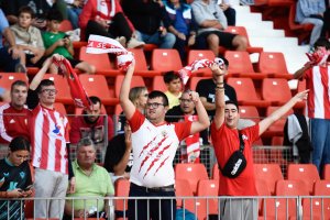 Felices con el Almería de Rubi.