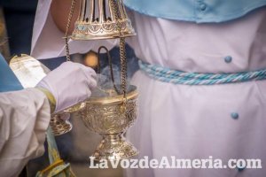Afloraron los sentimientos a la Señora de Los Ángeles. Fotos: Juan Sánchez