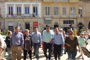 El secretario general del PSOE, Pedro Sánchez, respalda la candidatura de Juan Carlos Pérez Navas en Almería.