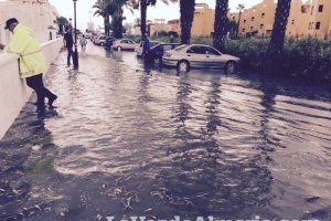 Lluvias en el Levante de Almería.