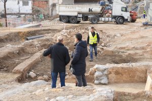 El alcalde ha visitado los trabajos este miércoles.