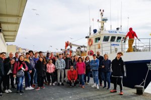 Visita del IES de Vícar al Puerto Pesquero.