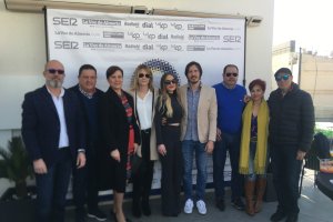 photocall Alborán formación, Muebles Romero, Hogar El Ejido y Clínica Quiroga no quisieron perderse el networking de SER Empresarios en la fiesta de bienvenida