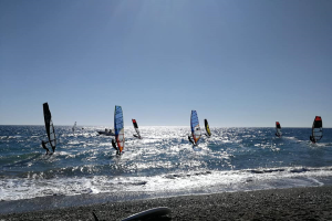 Los protagonistas preparados para la victoria.