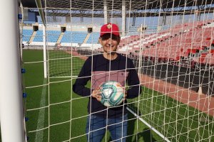 Siempre con una sonrisa.