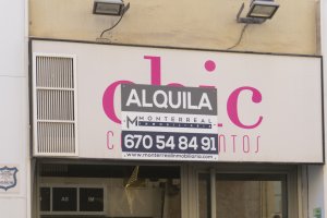 Cierran los locales del centro.