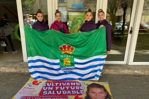 Las ejidenses en Valladolid.
