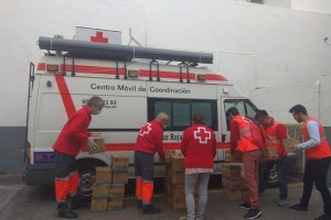 Más de 200 personas voluntarias de Cruz Roja en Almería están movilizadas.