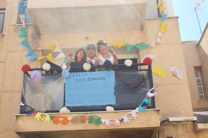 San Marcos El Ejido 2020 en los balcones