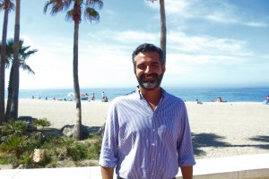 El alcalde visita las Playas de Almería en el primer día de la Fase 2.