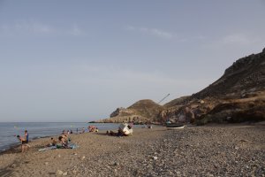 Playas sin masificación en Las Negras.
