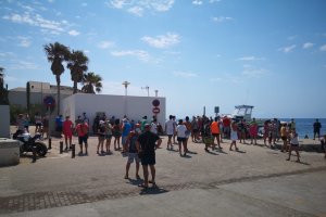 Reivindicación en la Isleta del Moro.