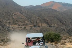 En bogguie por el Desierto de Tabernas.