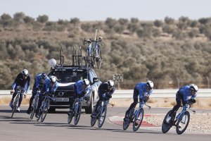 Prueba de contrarreloj en el Circuito de Tabernas.