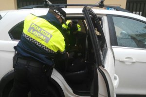 La Policía Local durante la campaña