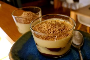 Vasitos de Tiramisù con Ganache de Nutella.