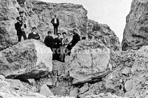 A comienzos del siglo XX era costumbre que las familias hicieran excursiones a la zona de las canteras de Belén y pasara el día en La Molineta.