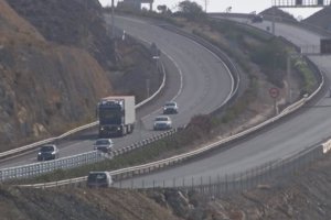 A-7 en Almería, donde ha ocurrido el siniestro.