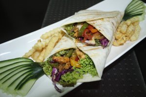 Wrap para cenar.