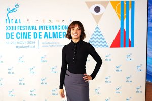 Verónica Sánchez ya tiene su estrella en el Paseo de la Fama de Almería.