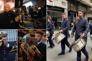 La bandas cofrades de Almería celebraron este viernes el día de Santa Cecilia.