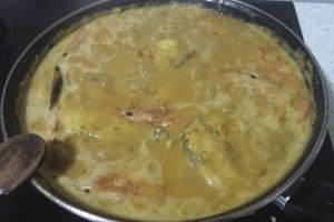 Zarzuela de marisco.