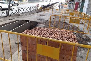 Tramo de las obras del AVE en Almería.