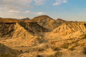 El desierto de Tabernas.